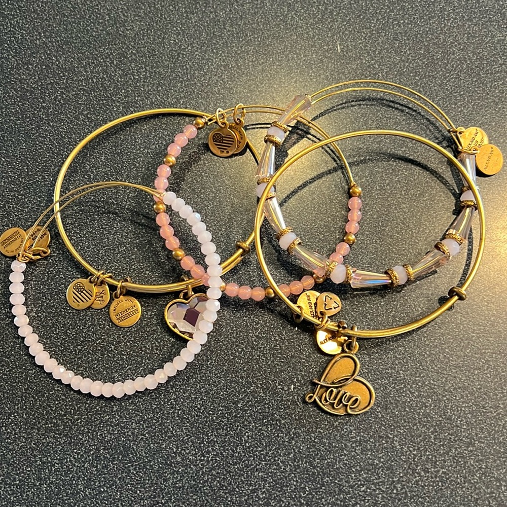 Alex and Ani Bracelet Set